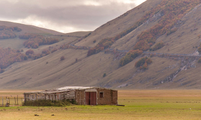 The great plain of Castelluccio