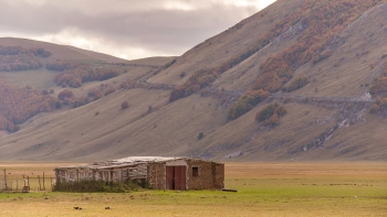 The great plain of Castelluccio