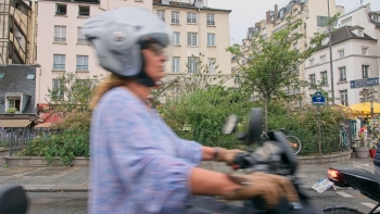 Paris, down by the Seine
