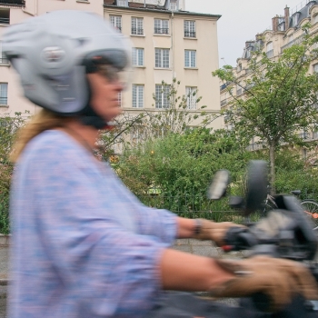 Paris, down by the Seine