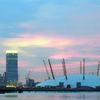 Thames Looking West over greenwich and Docklands